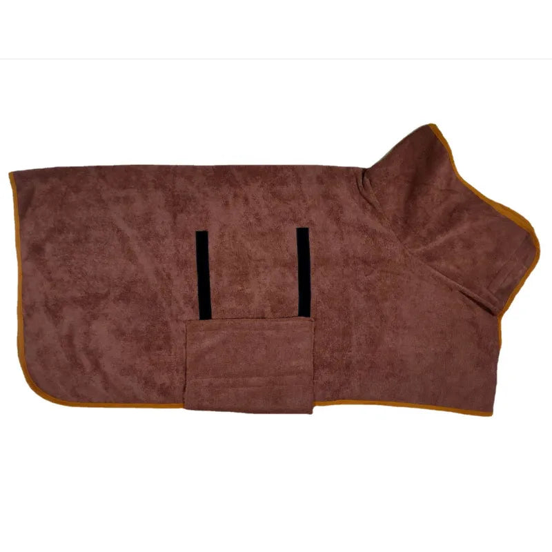 Dog Bathrobe — Ultra-Absorbent Microfiber Drying Towel | Fast Dry After Bath, Walks & Swims