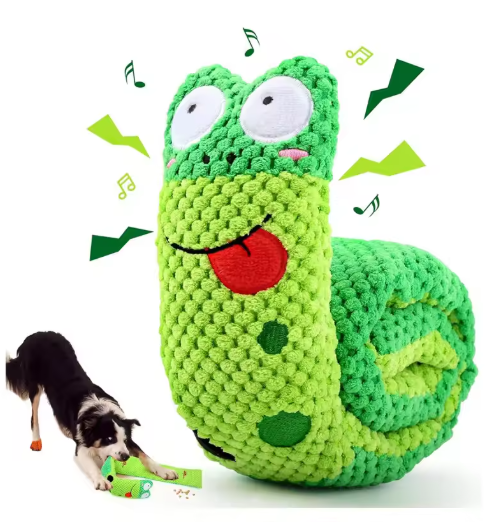 Snuffle Squeak Dog Puzzle Toy — Foraging Enrichment Toy for Boredom, Anxiety & IQ Training