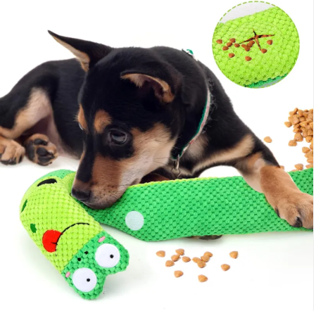 Snuffle Squeak Dog Puzzle Toy — Foraging Enrichment Toy for Boredom, Anxiety & IQ Training